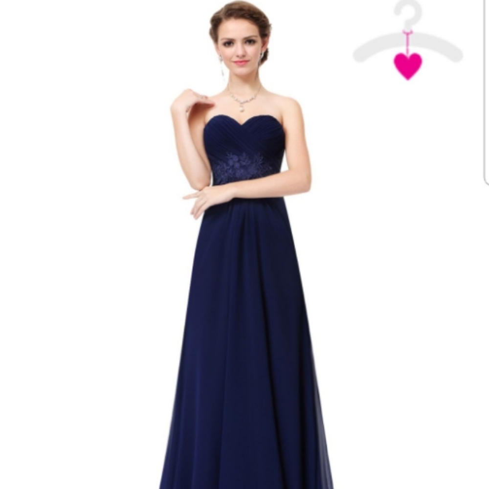 Strapless long Evening dress